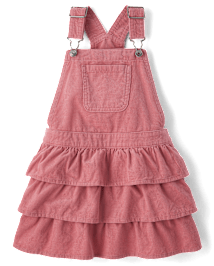 Jupe-culotte en velours côtelé à volants Fille - Country breloque