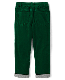 Boys Corduroy Pull On Roll Cuff Pants - All Dressed Up