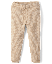 Pantalon de jogging en tricot torsadé pour fille - Tiny Dancer