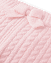 Girls Cable Knit Jogger Pants - Tiny Dancer