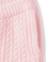 Girls Cable Knit Jogger Pants - Tiny Dancer
