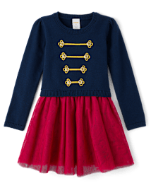 Fille Casse-Noisette Robe pull - Holiday Express