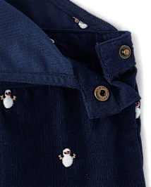 Girls Schiffli Snowman Skirtall - Holiday Express