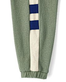 Boys Colorblock Fleece Jogger Pants - Dino Friends