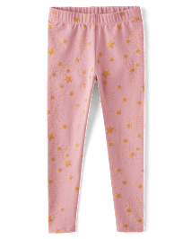 Girls Star Leggings Tiny Dancer Pressed rose