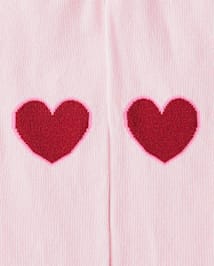 Collants Coeur Fille - Mini Valentine