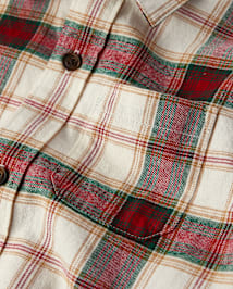 Chemise boutonnée en flanelle à carreaux pour garçon - Holiday Express