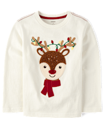 Boys Christmas Reindeer Top - Holiday Express