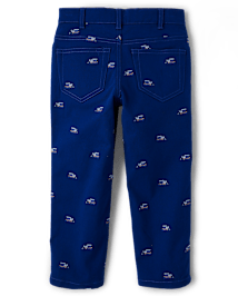 Boys Schiffli Train Pants - Little Snowflake