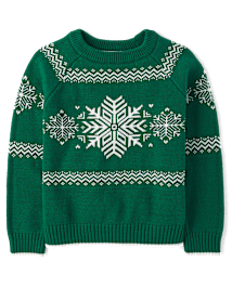 Garçons Famille assortie Snowflake Chandails - Holiday Express