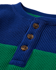 Boys Colorblock Henley Top - Dino Friends