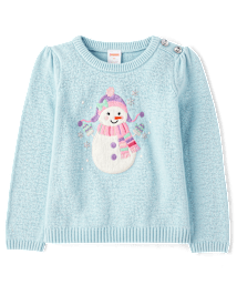Girls snowflake sweater sales