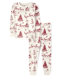 Christmas cotton pajamas cheap