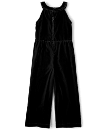 Robe Fille Gymboree En Velours Noir - Taille Large, Pour Les Fêtes (Noël, Soirée), Occasion En Très Bon état