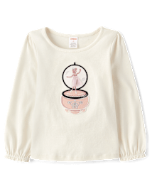 Girls Ballerina Top - Lil' Leopard