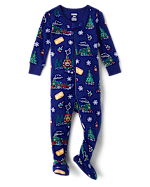 Christmas train pajamas on sale