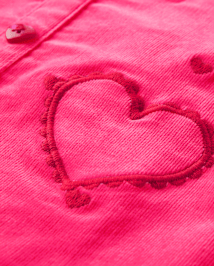 Jupe-culotte coeur pour fille - Mini Valentine