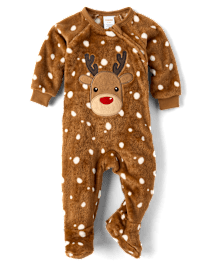 Baby reindeer pajamas outlet