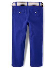 Pantalon chino ceinturé pour garçon - Blue Belle