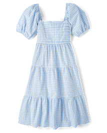 Robe à volants vichy pour femme, motif maman et moi - Garden Party