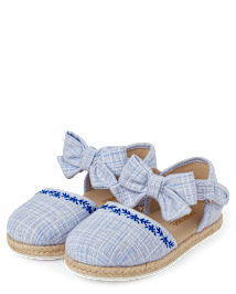 Espadrilles fleuries pour filles - Riviera italienne