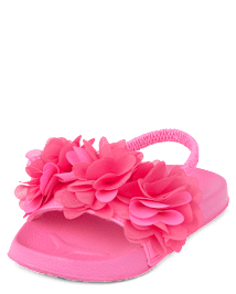 Claquettes fleuries pour filles - Natation