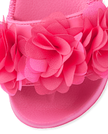 Claquettes fleuries pour filles - Natation