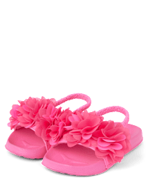 Claquettes fleuries pour filles - Natation