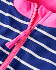 Maillot de bain une pièce à rayures pour filles - Swim