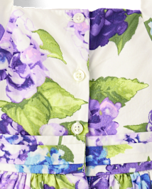 Girls Mommy And Me Floral Bow Fit And Flare Dress - Lavender Fields