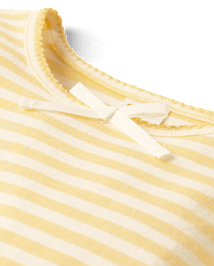 Girls Striped Fit And Flare Dress - Little Essentials