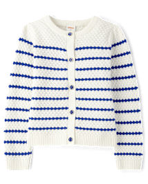Cardigan rayé pour fille - Little Essentials