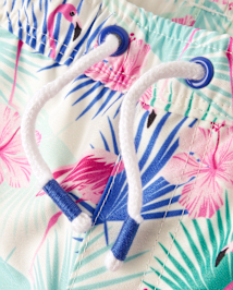 Boys Flamingo Swim Trunks - Swim