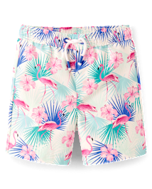 Boys Flamingo Swim Trunks - Swim