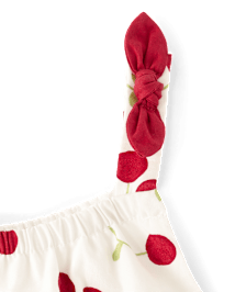 Robe à volants cerises pour fille - Sweet Summer