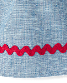 Robe dos nu brodée cerises pour fille - Sweet Summer