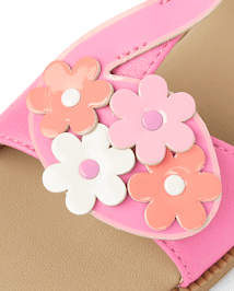 Girls Flamingo Sandals - Seaside Palms