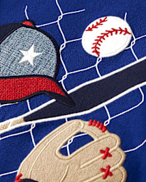 Haut de baseball brodé pour garçon – Sweet Summer