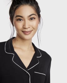 Womens Modal Pajama Top And Pants Set
