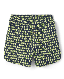 Womens Print Poplin Pajama Shorts