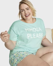 Womens Graphic Sleep Tee