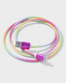 Girls Rainbow Charging Cord