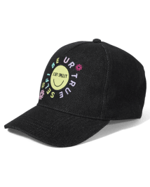 Girls Logo Happy Face Baseball Hat