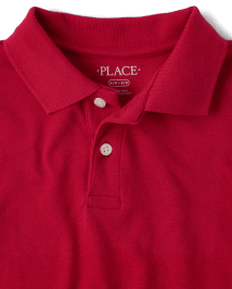 Polo en piqué d'uniforme pour garçon