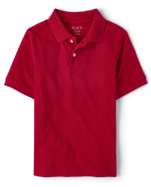 Polo en piqué d'uniforme pour garçon