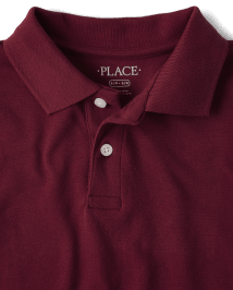 Polo en piqué d'uniforme pour garçon