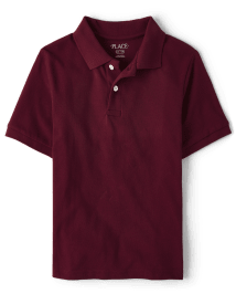 Polo en piqué d'uniforme pour garçon