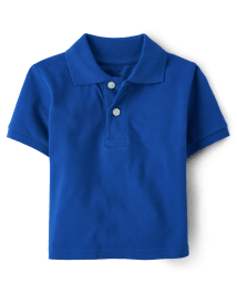 Toddler Boys Uniform Pique Polo