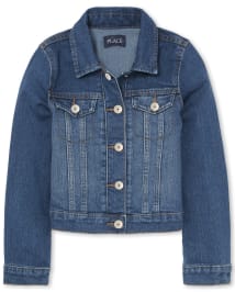Girls Denim Jacket AZUREWASH The Children s Place CA
