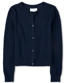 Cardigan d'uniforme pour filles